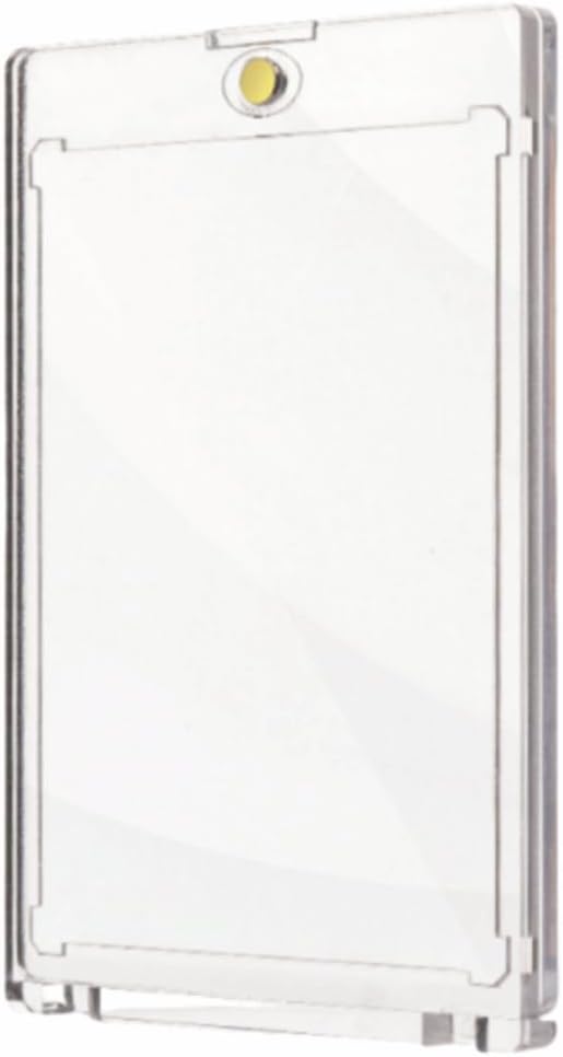Magnetic Trading Card Holder Case for Idol Photo, Hard Plastic Card Protectors for Baseball Sports Cards, Baseball Sports Card Display Case