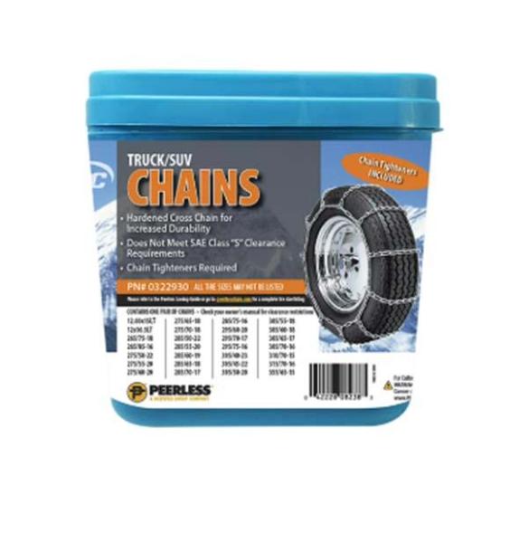 Peerless Chain 0322930 Truck Tire Chain with Rubber